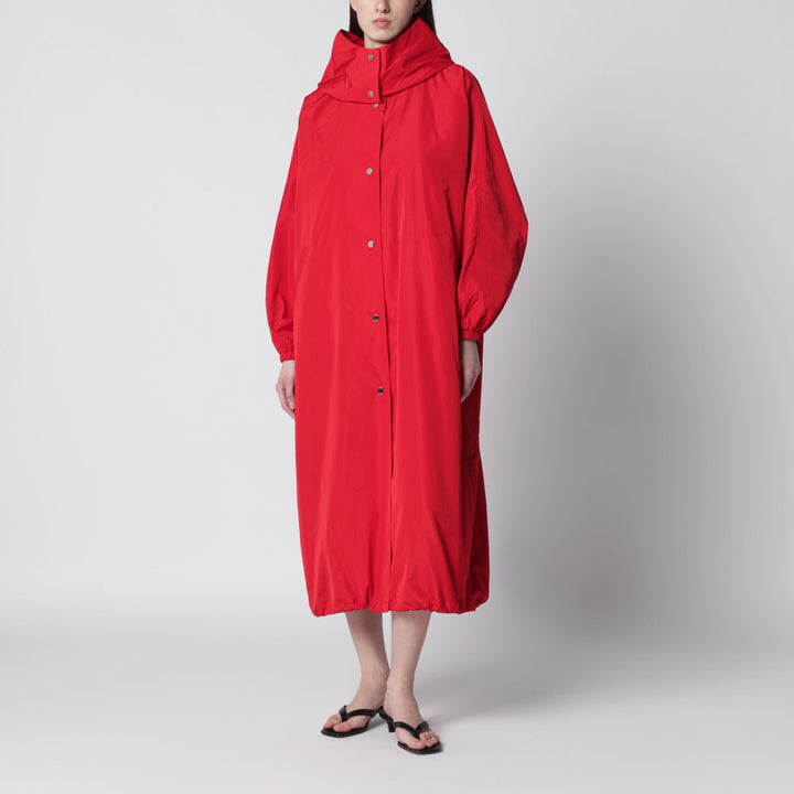 Coats &amp; Jackets Róhe - Red oversize coat in silk-blend fabric Brand