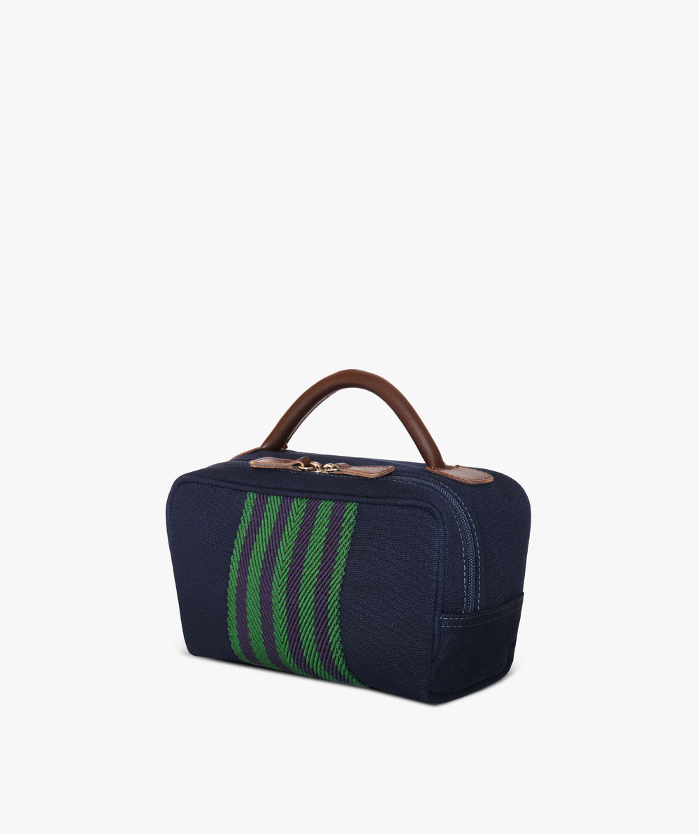 Cosmetic & Toiletry Bag My Style Bags Berkeley Heritage Beauty Case in Blue Brand