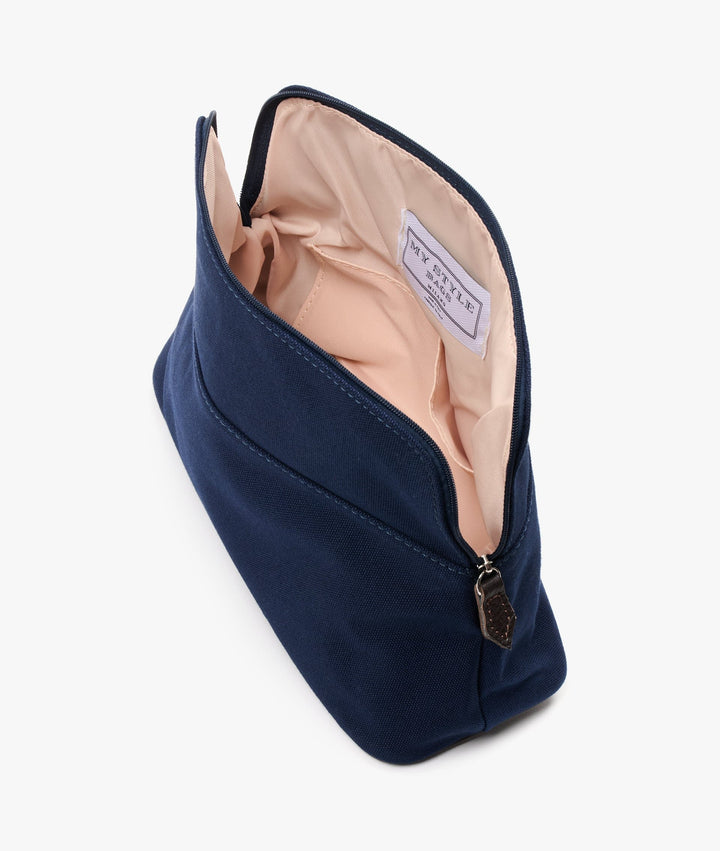 MyStyleBags Cosmetic &amp; Toiletry Bags My Style Bags Aspen Large Cosmetic Bag Blue Brand