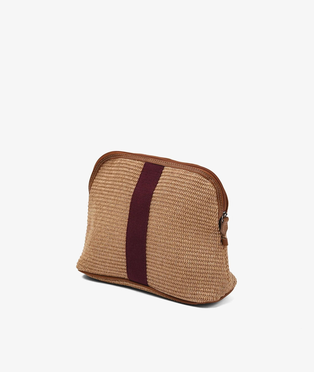 My Style Bags Cosmetic &amp; Toiletry Bags My Style Bags Straw Cosmetic Bag - Large Bordeaux My Style Bags Personalised Straw Cosmetic Bag - Large Bordeaux Brand