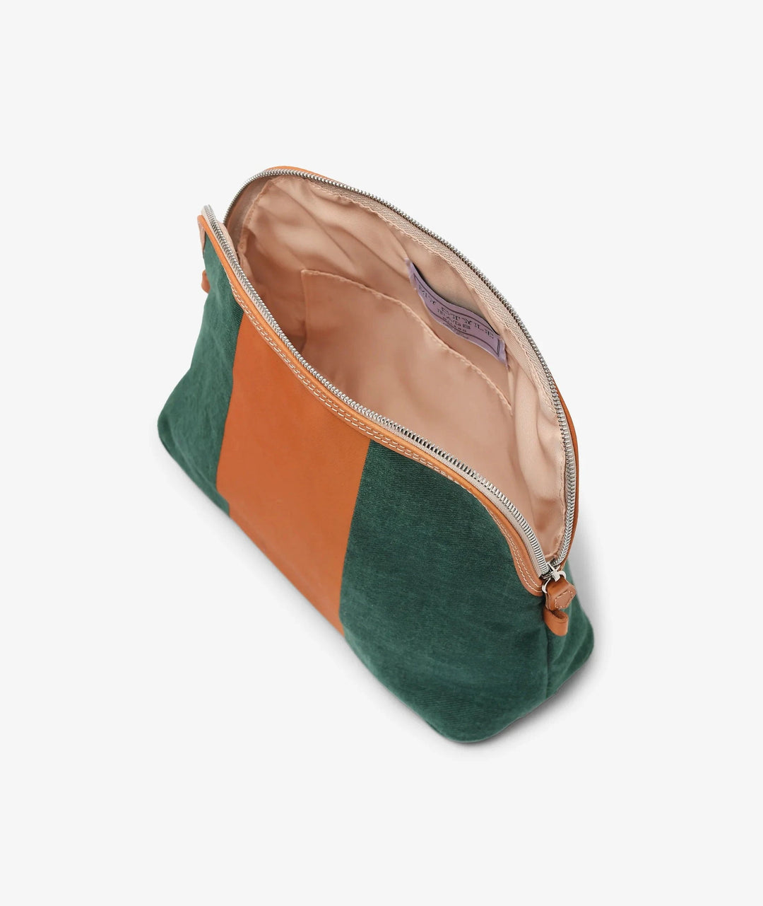 My Style Bags Cosmetic &amp; Toiletry Bags My Style Bags Trousse Stripe - Large in Green My Style Bags Personalised Trousse Stripe - Large in Green Brand