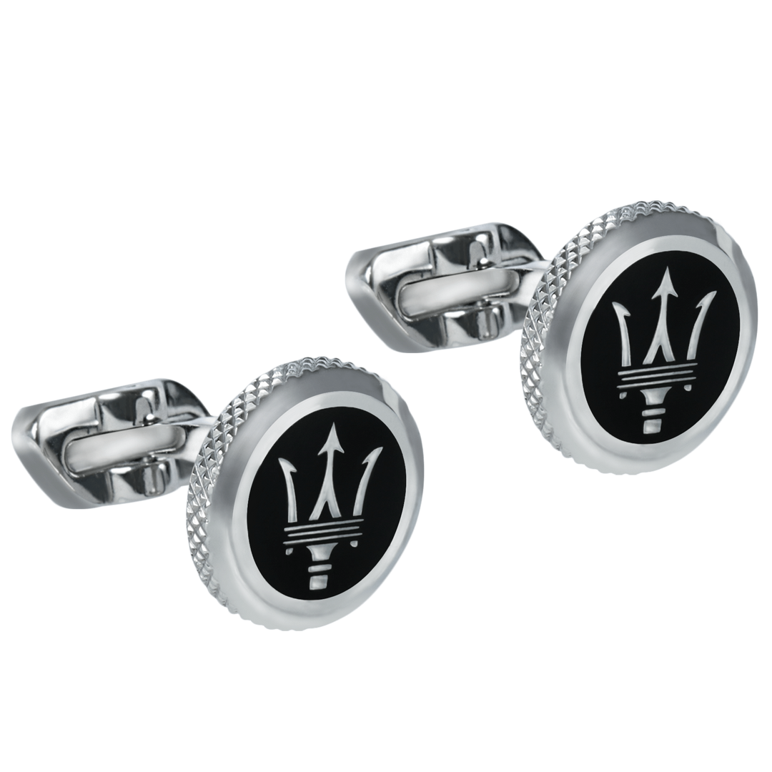 Maserati Cufflinks Maserati Jewels Silver Cufflinks Brand