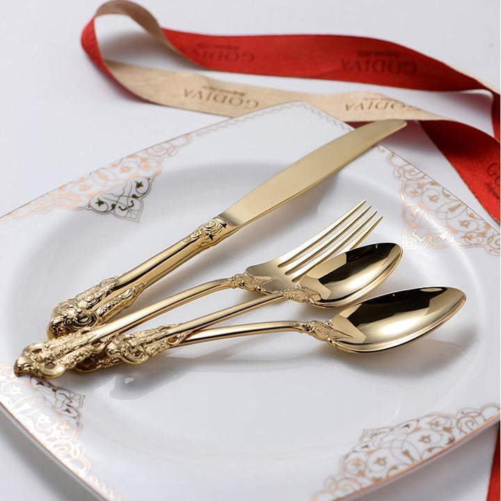Harriet Cutlery Cutlery set 24pcs Harriett Gold Cutlery Set 24Pcs Brand