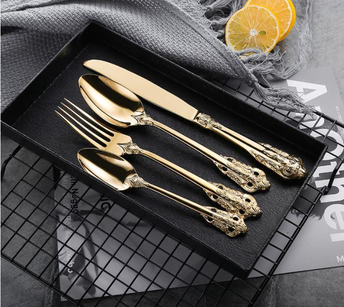 Harriet Cutlery Cutlery set 24pcs Harriett Gold Cutlery Set 24Pcs Brand