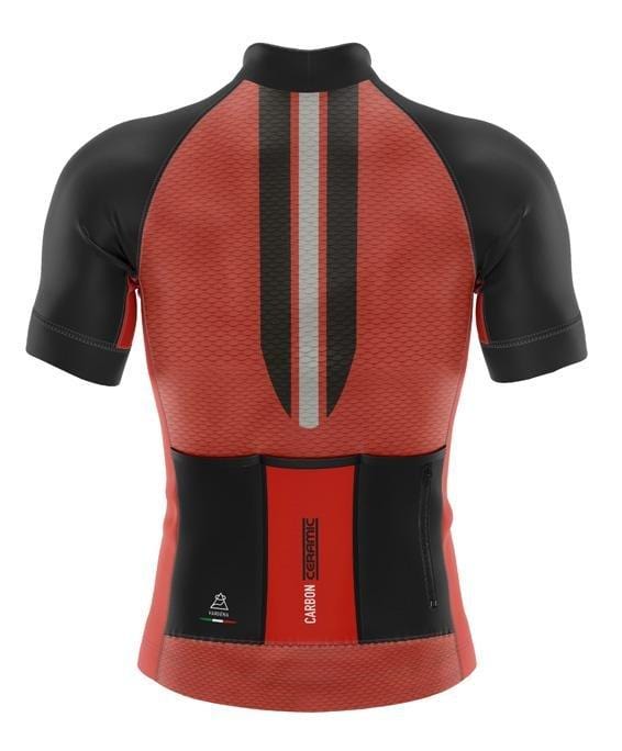 Vardena Cycling Jersey Vardena Super Line Red Carbon Ceramic Cycling Jersey Vardena Super Line Red Carbon Ceramic Jersey  Brand