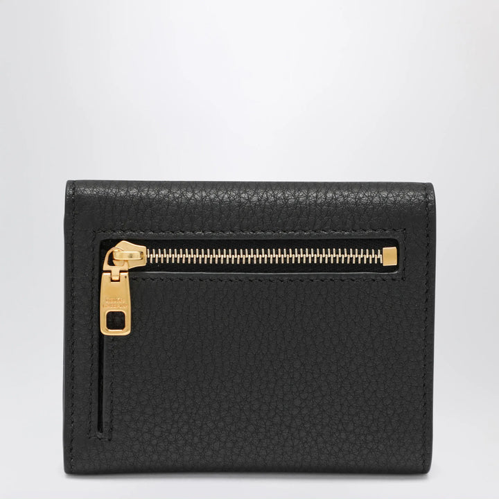 Dolce&amp;Gabbana - Black Dauphine Calf Leather Wallet Brand U