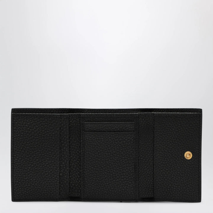 Dolce&amp;Gabbana - Black Dauphine Calf Leather Wallet Brand U