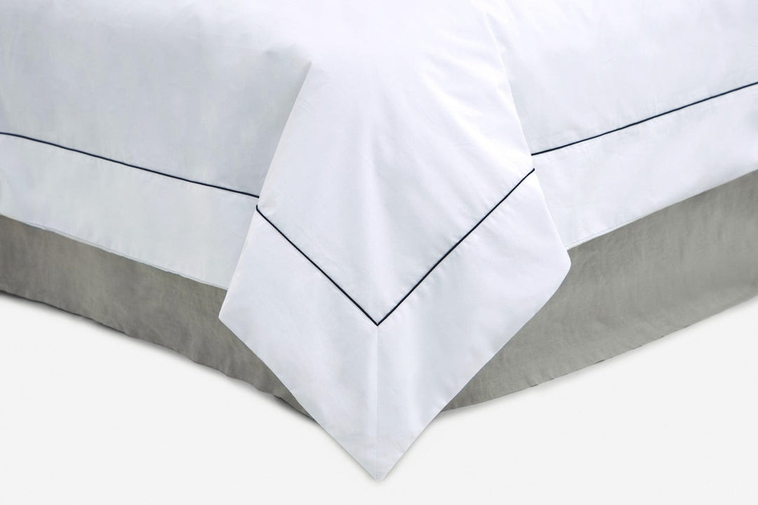 Bemboka Duvet Covers White/Black / Queen 210x210cm Bemboka Cotton Percale Duvet Covers with Piping Bemboka Cotton Percale Duvet Covers with Piping I Luxury Bedding Exper Brand