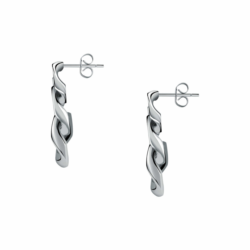 Chiara Ferragni earring Chiara Ferragni Chain Collection Silver Earrings Brand