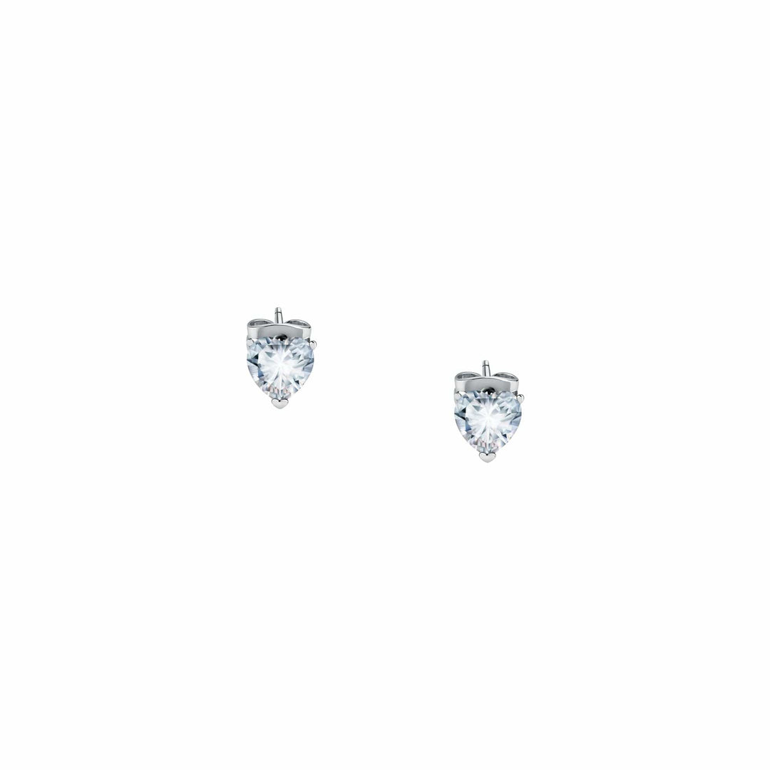 Chiara Ferragni earring Chiara Ferragni Diamond Heart White Heart Earrings Brand