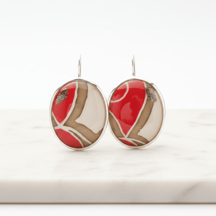Antonella Piacenti Batik Silver 925 Earrings Brand Earrings