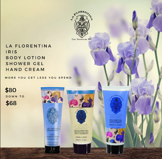 La Florentina Gift Set La Florentina Iris Shower Gel, Body Lotion & Hand Cream Bundle Brand