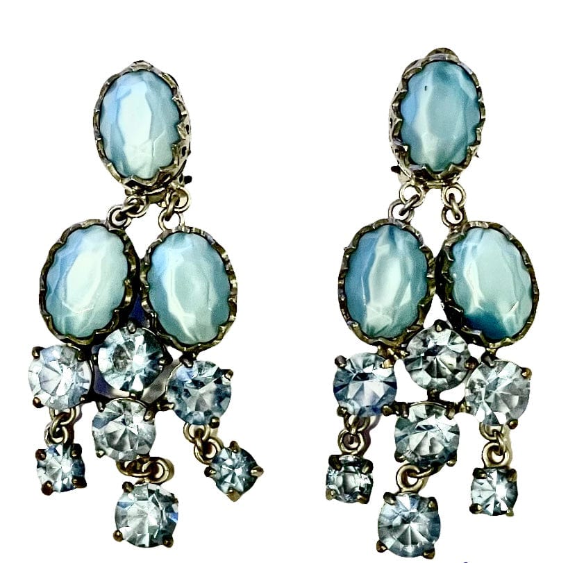 Giora Giora Pendant Earrings With Turquoise Precious Swarovski Stone Brand