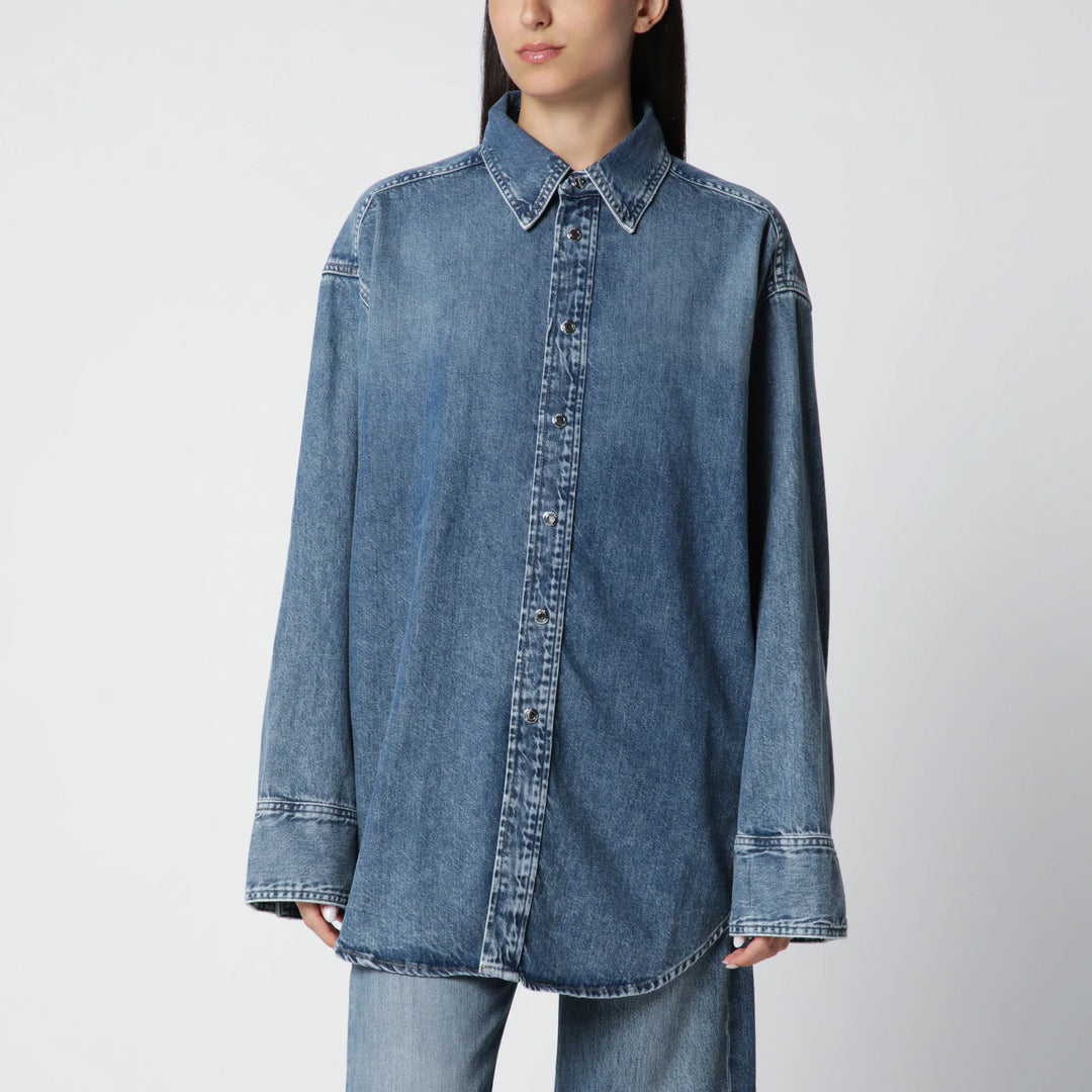 HAIKURE - Blue Ryder Denim Shirt Brand XS