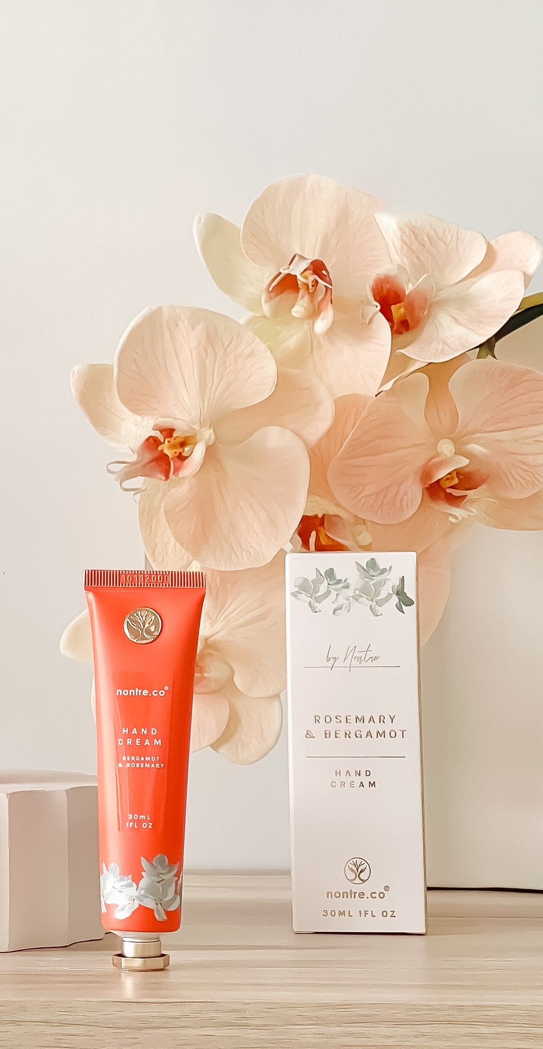 NONTRE.CO Hand Cream Nontre.co Natural Hand Cream 30ml Bergamot &amp; Rosemary Brand