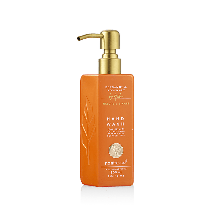 NONTRE.CO Hand Wash Orange Nontre.co Natural Hand Wash 300ml Bergamot &amp; Rosemary Brand