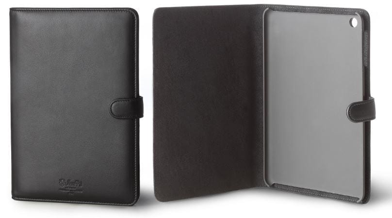 Italian Luxury Group iPad Holder Mini iPad Holder Black Italian Leather Brand