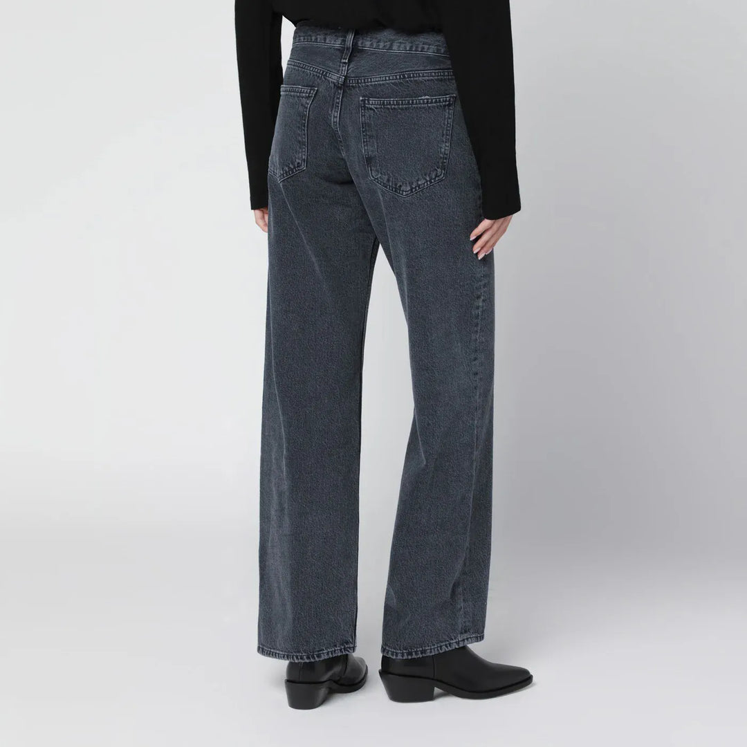 AGOLDE - Black faded-effect jeans Brand Jeans