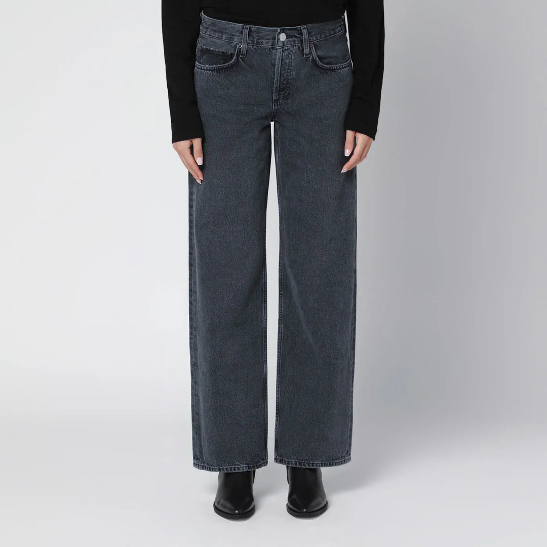 AGOLDE - Black faded-effect jeans Brand Jeans 25