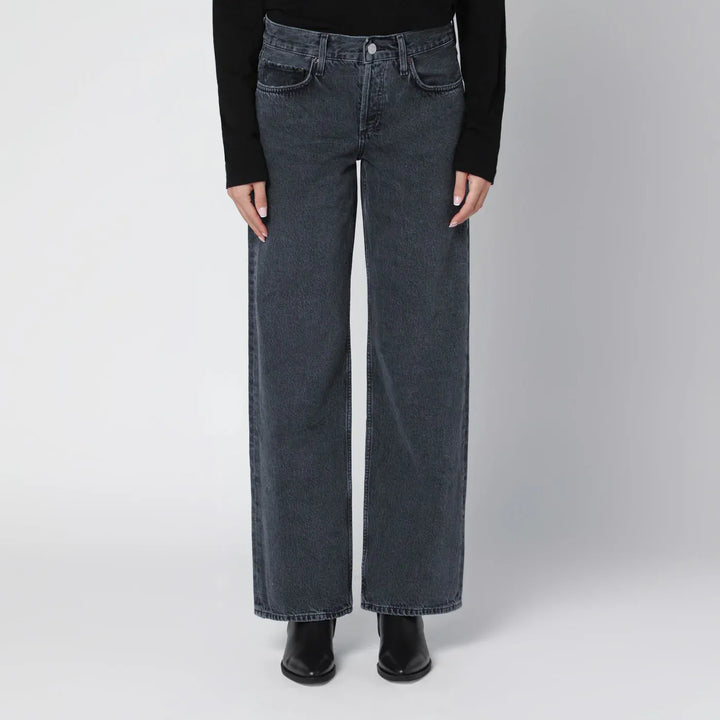 AGOLDE - Black faded-effect jeans Brand Jeans 26