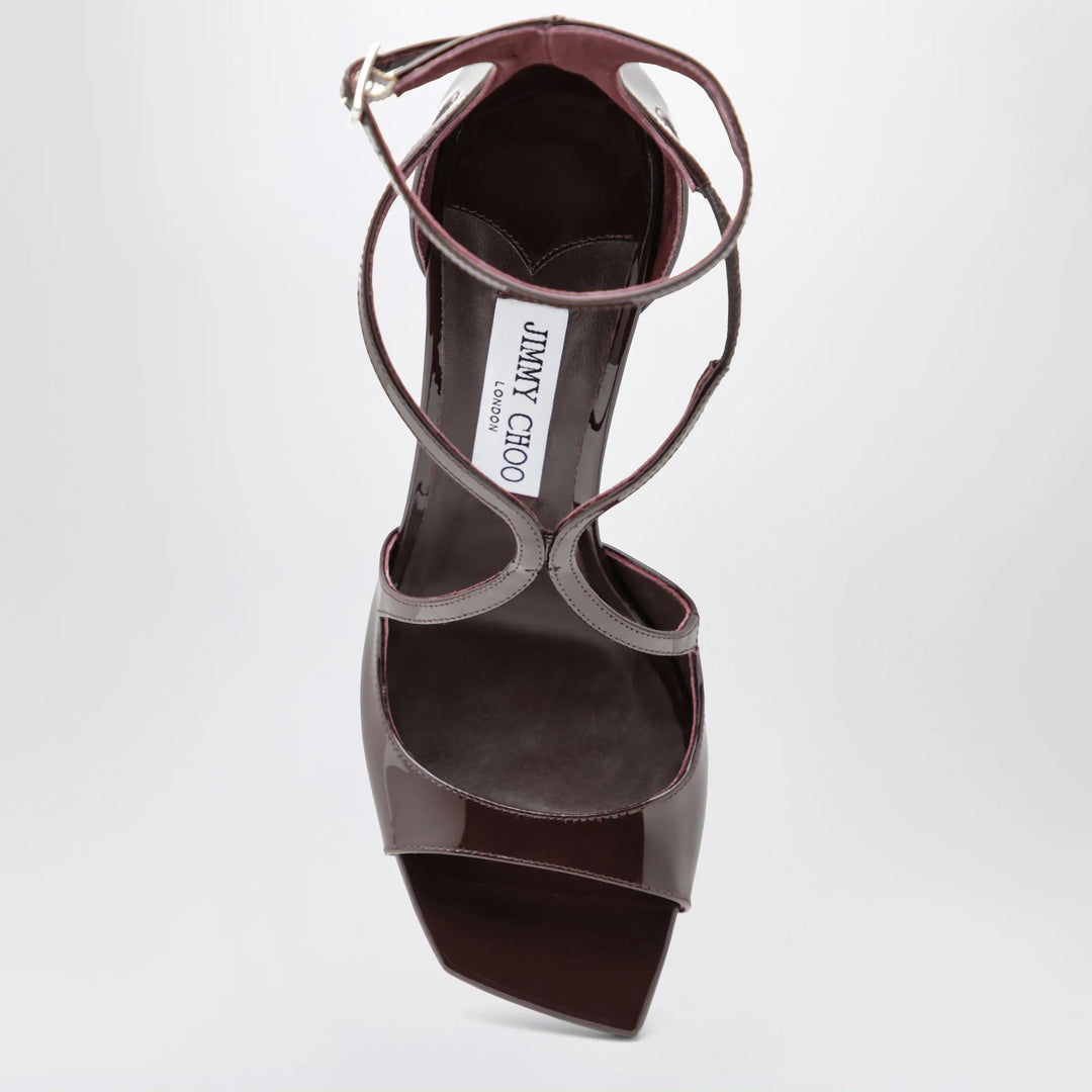 Jimmy Choo - Azia sandals in deep red patent leather Brand