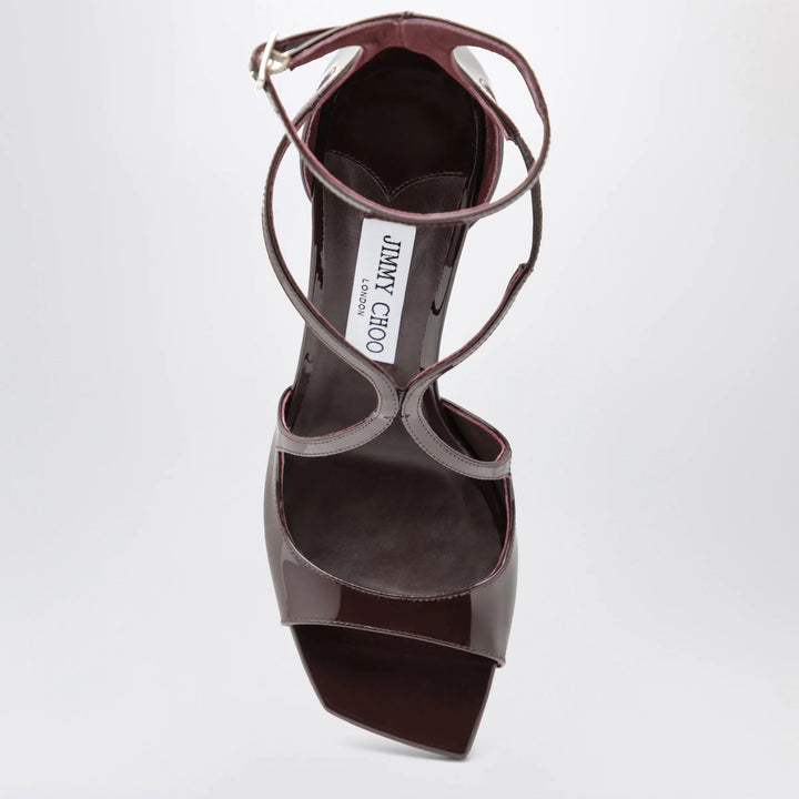 Jimmy Choo - Azia sandals in deep red patent leather Brand