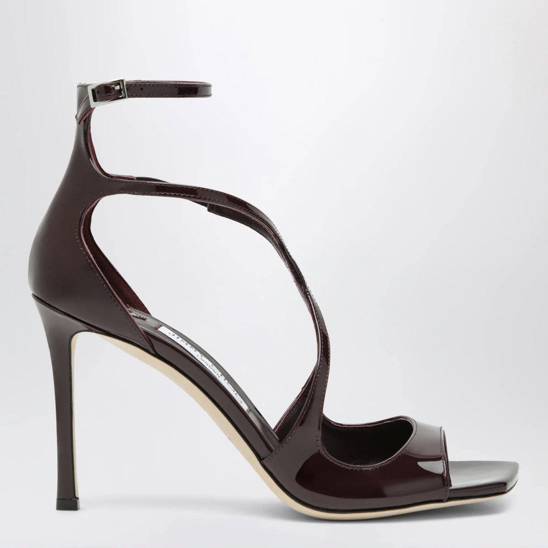 Jimmy Choo - Azia sandals in deep red patent leather Brand 36 IT