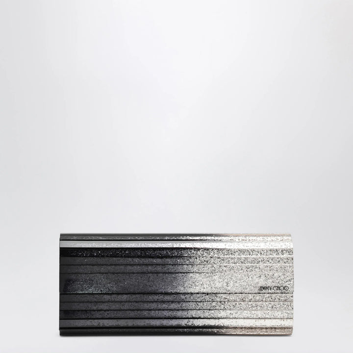 Jimmy Choo - Black/Champagne Sweetie Dégradé Glitter Fabric Clutch Brand U