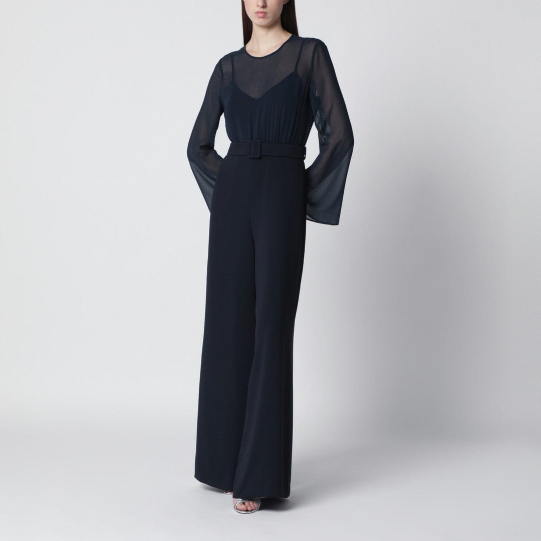 Jumpsuits & Rompers Blue jumpsuit with belt Brand