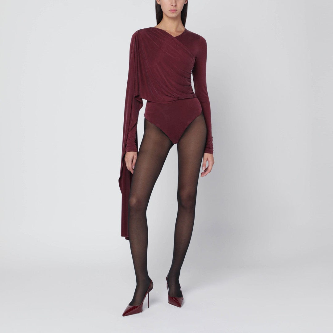 Leotards & Unitards THE ANDAMANE - Xenia rouge noir bodysuit Brand