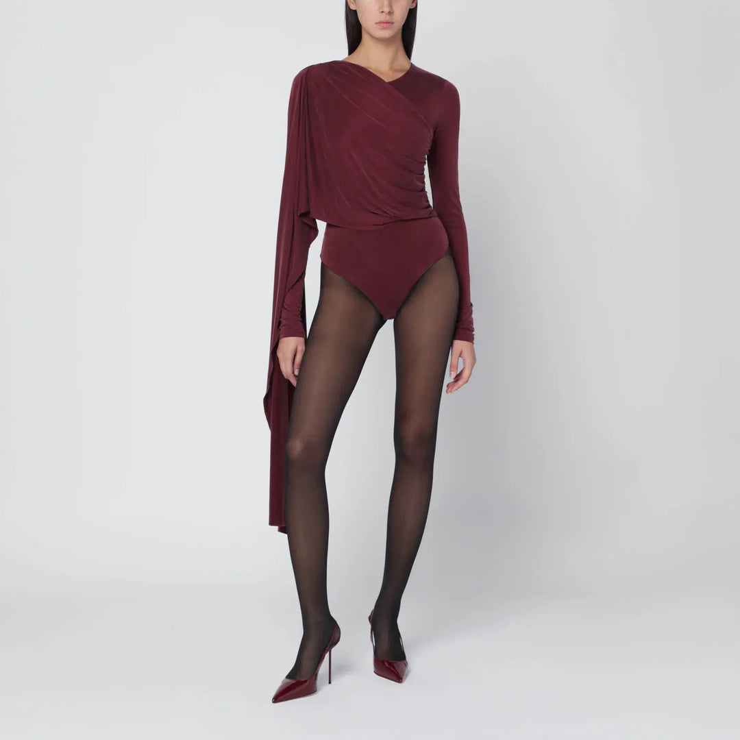 THE ANDAMANE - Xenia rouge noir bodysuit Brand Leotards &amp; Unitards 40  IT