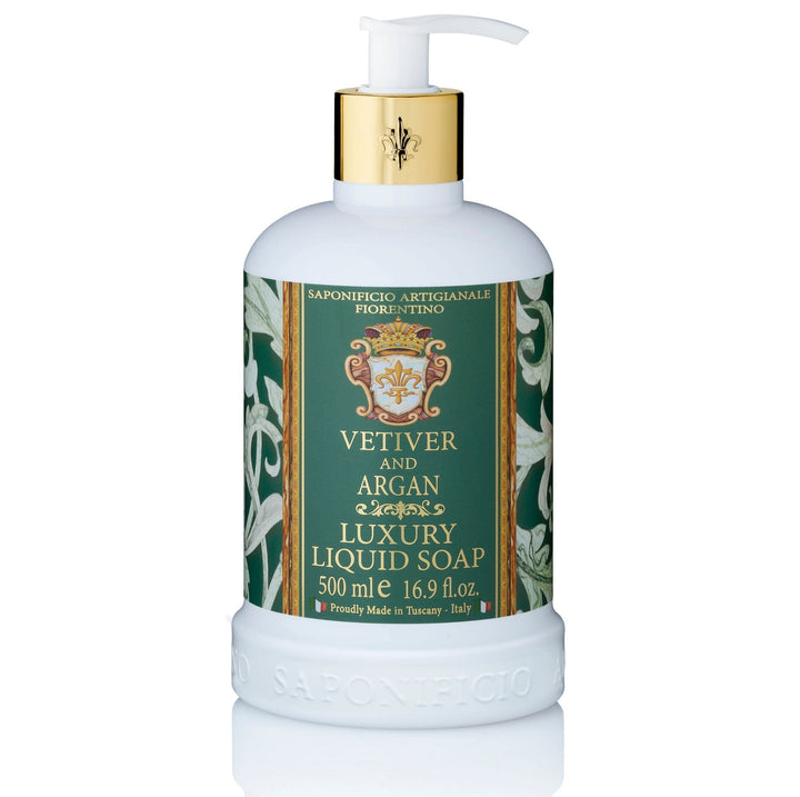 Saponificio Artigianale Fiorentino Liquid Hand Soap Saponificio Artigianale Fiorentino Vetiver &amp; Argan Bundle Set Brand