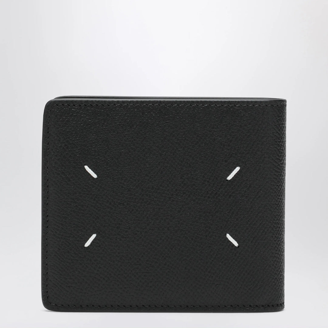 Maison Margiela - Black Four Stitches Bi-Fold Wallet Brand U