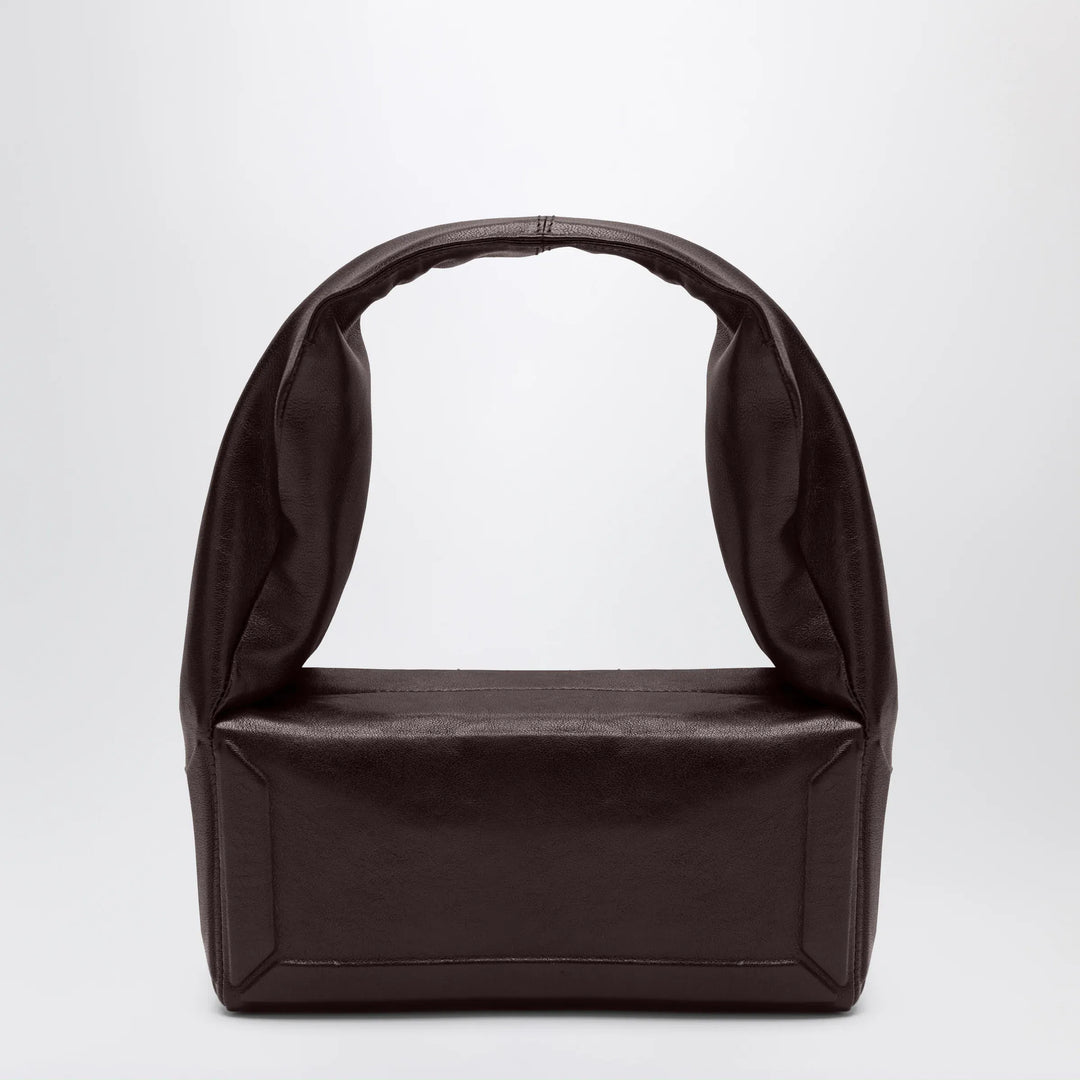 Maison Margiela - Box East West Small Bag in Burgundy Leather Brand U