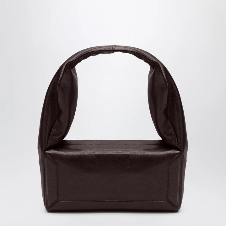 Maison Margiela - Box East West Small Bag in Burgundy Leather Brand U