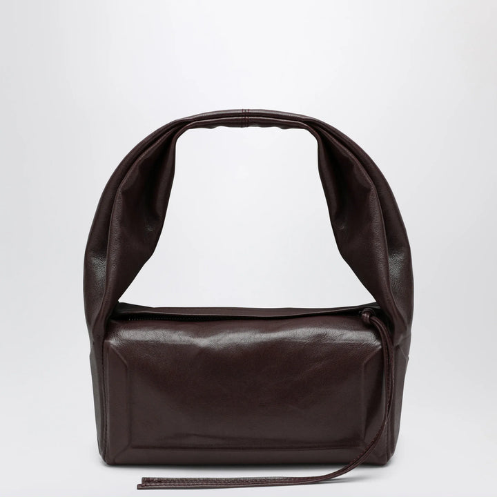 Maison Margiela - Box East West Small Bag in Burgundy Leather Brand U