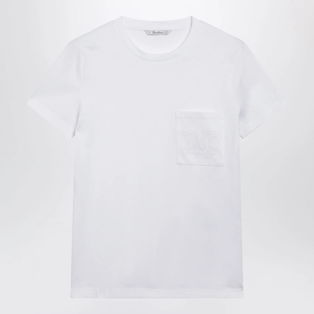 Max Mara - White cotton jersey T-shirt Brand XS