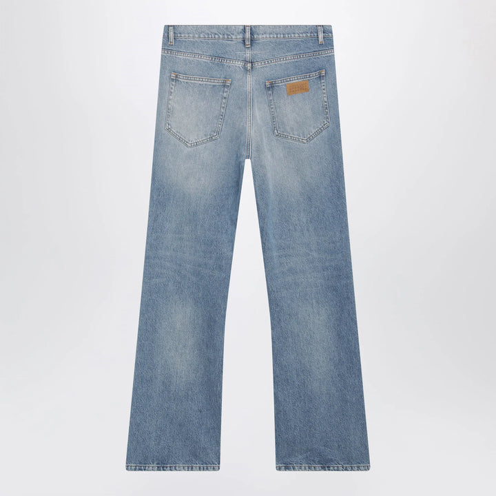 MM6 Maison Margiela - Bootcut jeans in light washed denim, blue Brand