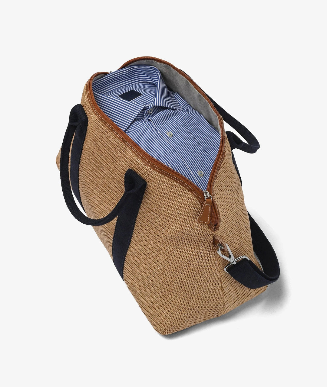 My Style Bags My Style Bags London Duffel Straw Travel Bag - Black My Style Bags Personalised London Duffel Straw Travel Bag - Black Brand