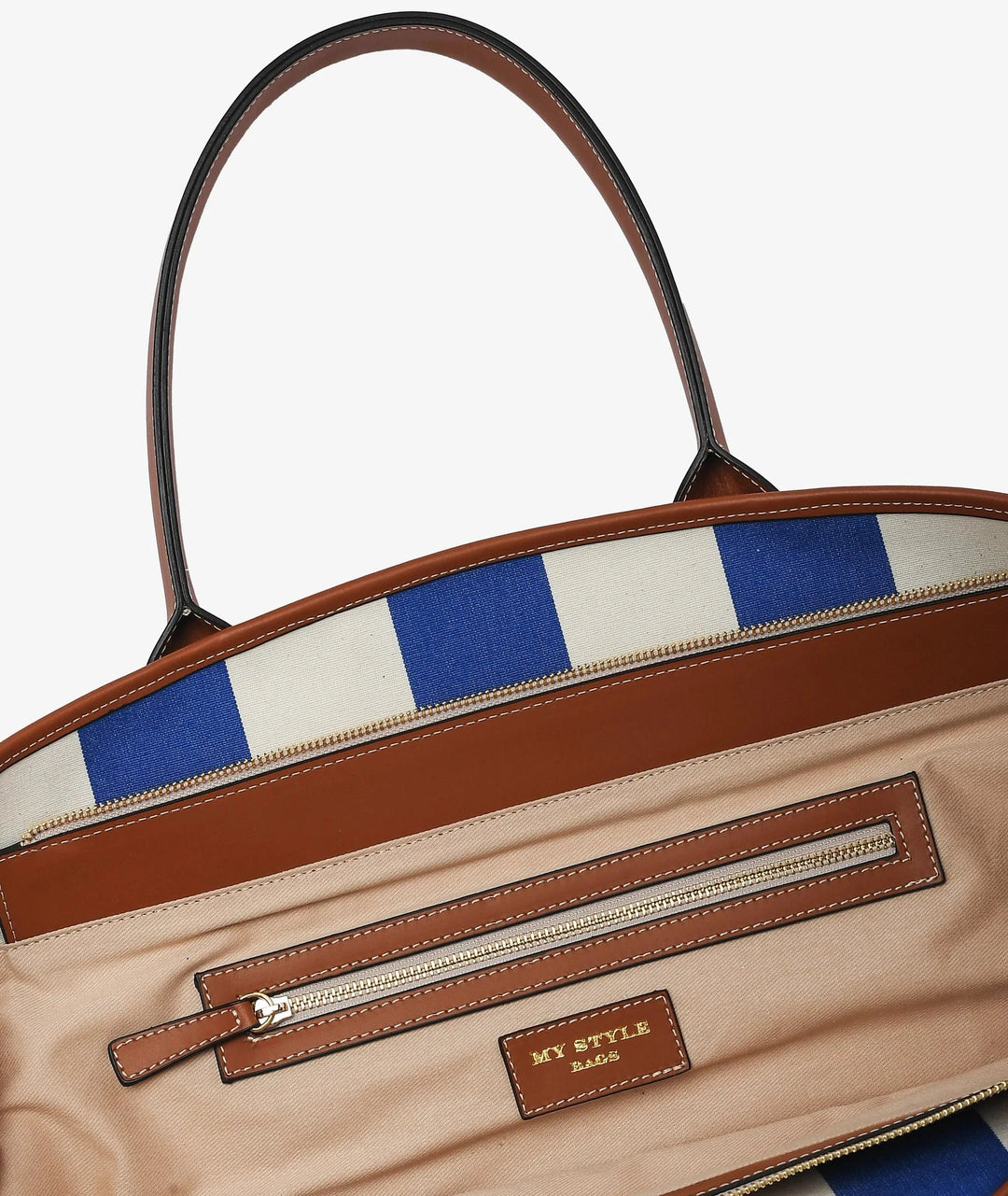 My Style Bags My Style Bags Paros Beach Bag - Cobalt My Style Bags Personalised Paros Beach Bag | Cobalt | Made in Italy Brand