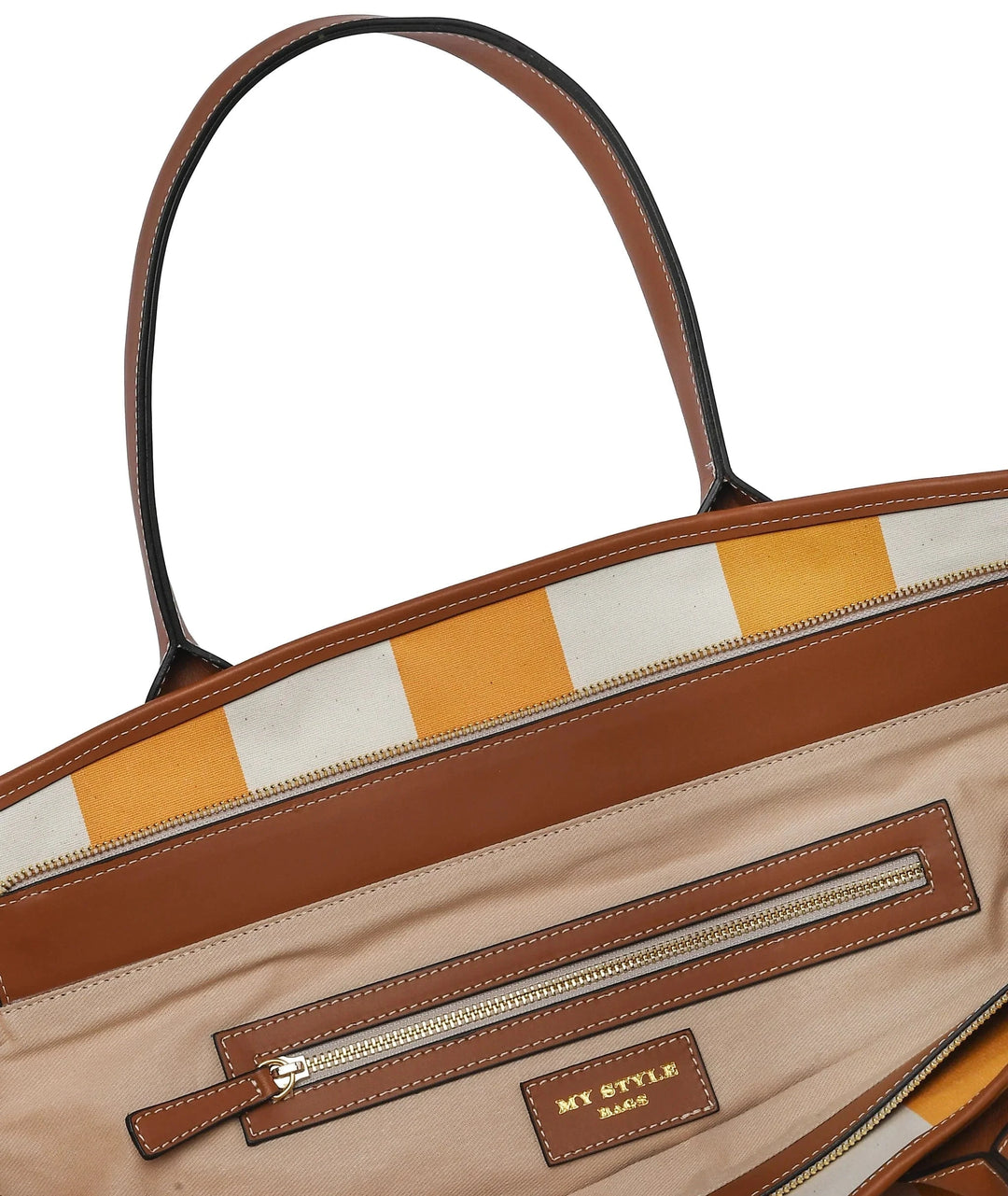 My Style Bags My Style Bags Paros Beach Bag - Yellow My Style Bags Personalised Paros Beach Bag - Yellow Brand