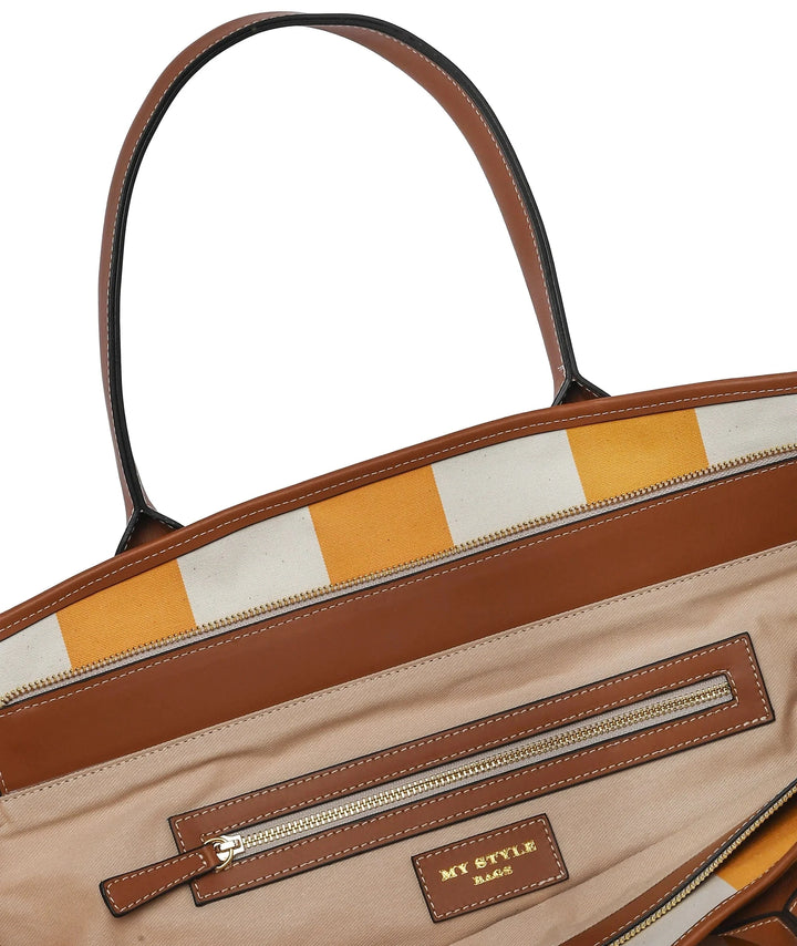 My Style Bags My Style Bags Paros Beach Bag - Yellow My Style Bags Personalised Paros Beach Bag - Yellow Brand