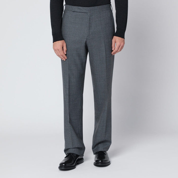 Pants 46 IT Lardini - Grey wool trousers Brand