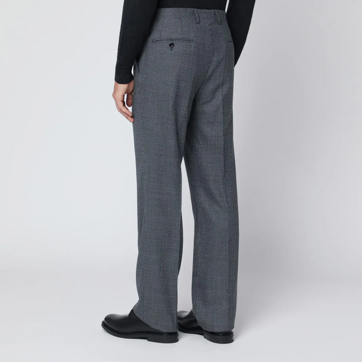 Lardini - Grey wool trousers Brand Pants 46 IT