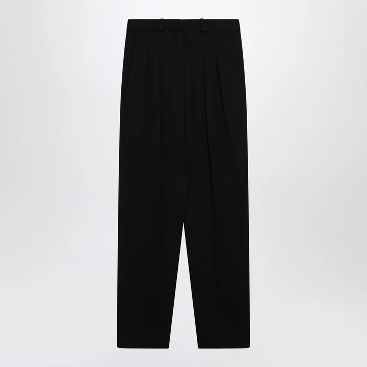 LouLou De Saison - Black wool-blend trousers Brand Pants