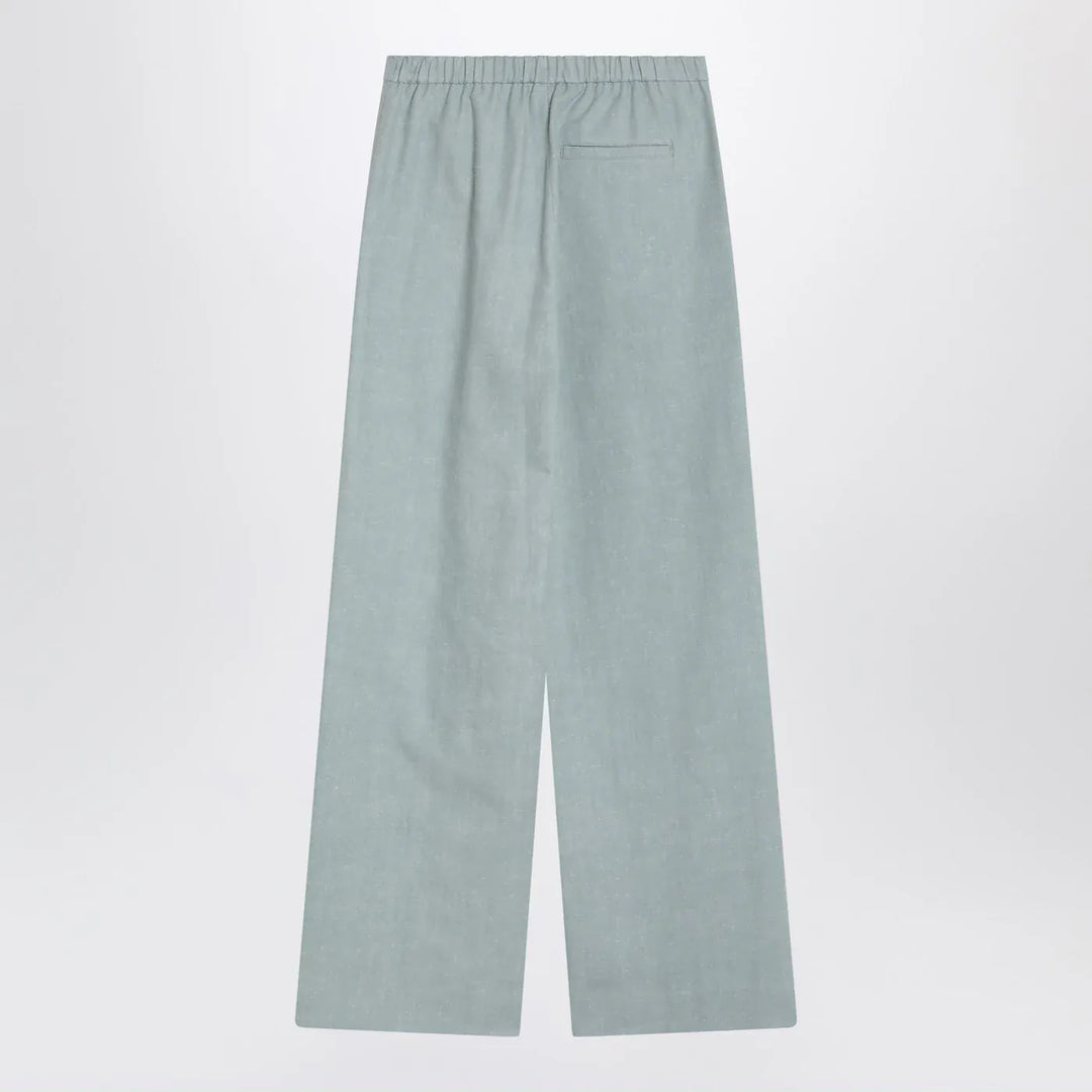 LouLou De Saison - Gray fog pants in cotton blend Brand Pants