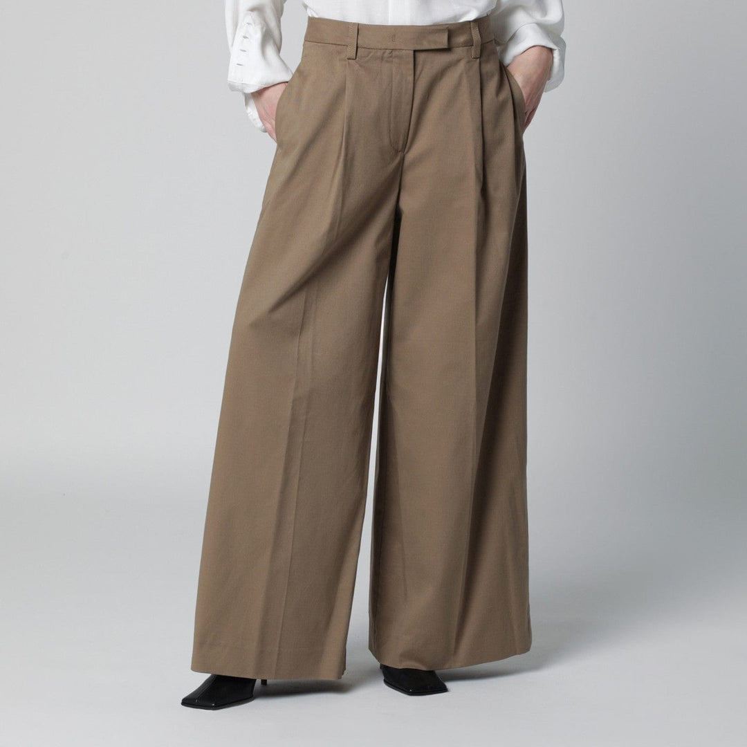 Pants TheLatest - Cognac cotton Deva trousers Brand