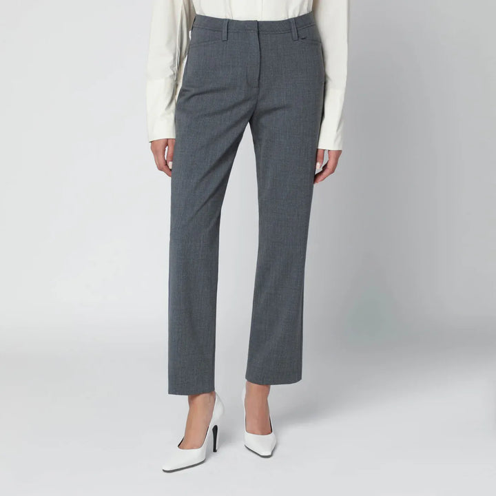 TheLatest - Grey wool-blend trousers Brand Pants 44  IT