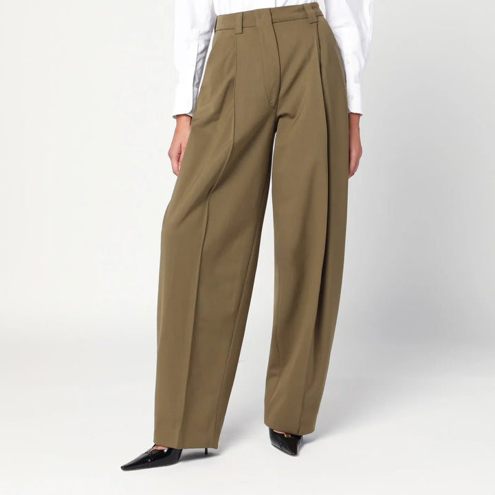 TheLatest - Taupe wool blend trousers Brand Pants 38  IT