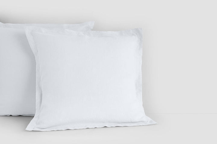 Bemboka pillow cases White / Standard 48x73cm Bemboka Belgian Linen Pair Pillow Cases Bemboka: Luxury Belgian Linen Pillow Cases Brand